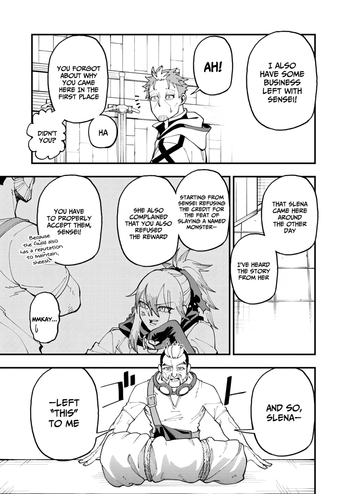 Old man, going to the blacksmith page 30