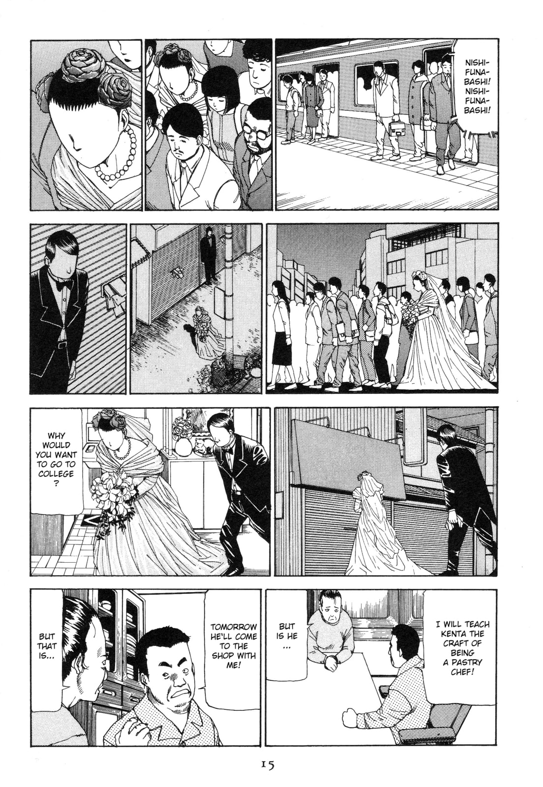 Bride in Front of the Station page 22